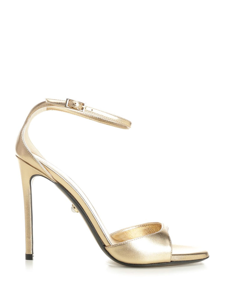 Alevi' Milano Bar 110 Sandals - Gold | 3757455d12cd06ded751d8aaccec4b272a328189