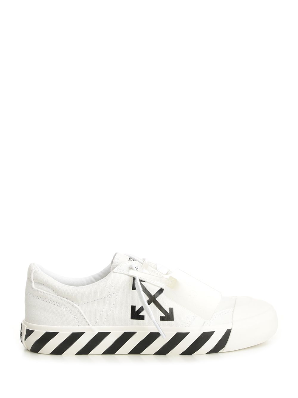 Off-White Vulc Undercut White - Black Sneakers - White | 1f96f602fb657e13ebc4c6ed89b84321a99360c2