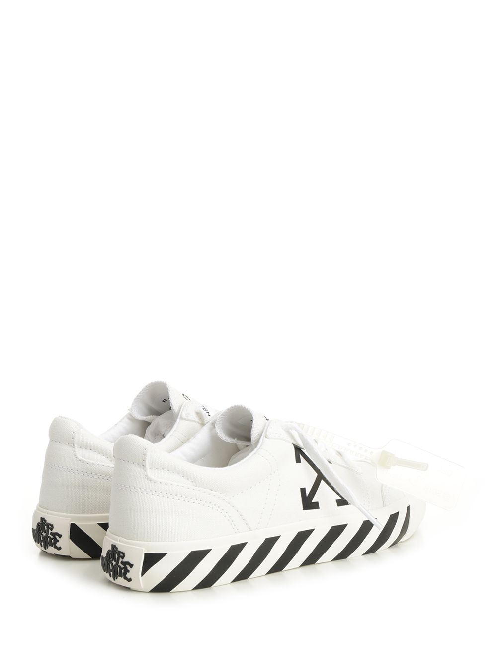 Off-White Vulc Undercut White - Black Sneakers - White | 94db3474b4d0e70ac93017112d7eaf75dfed6946
