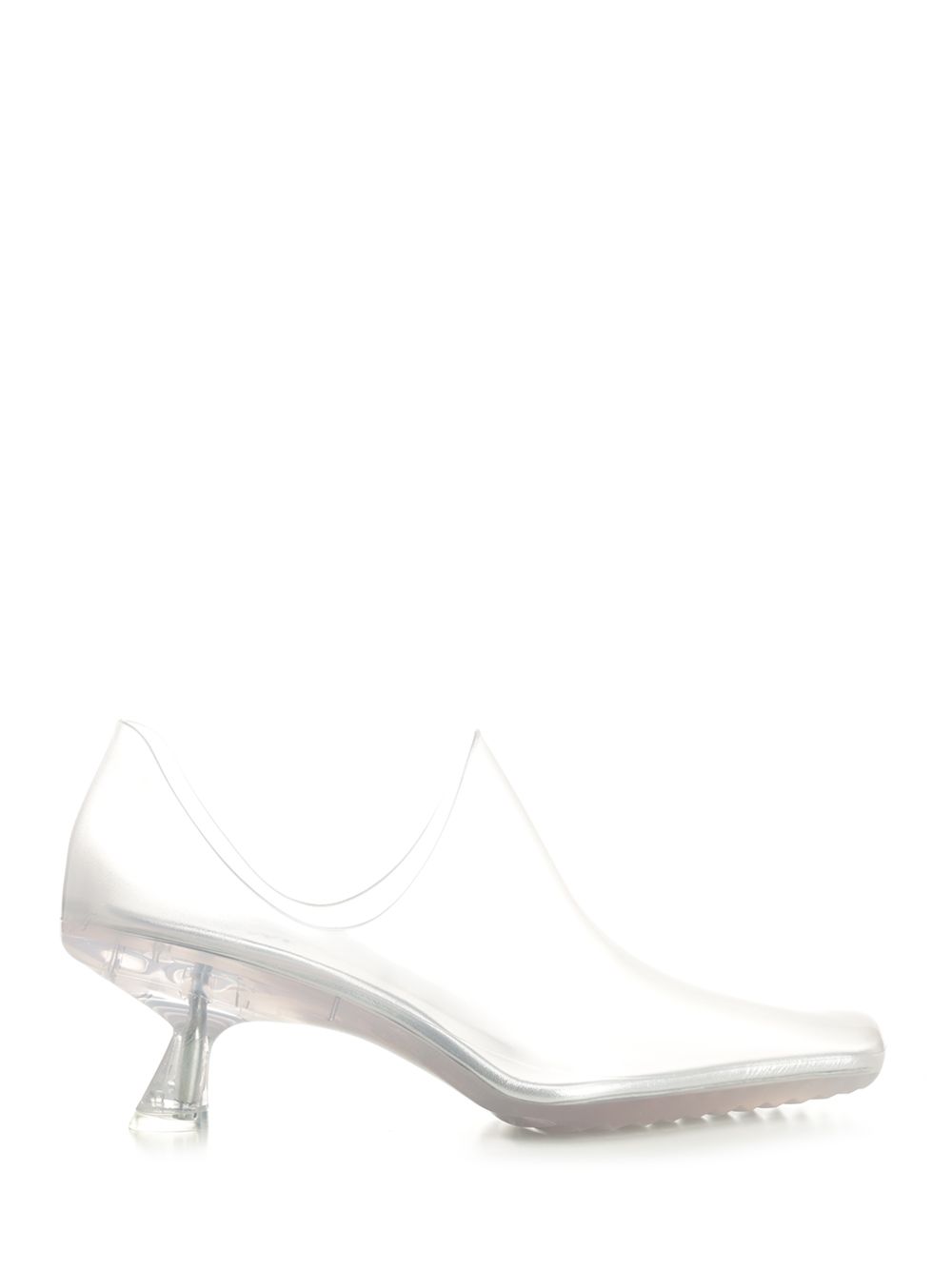 Loewe Emily Aqua Bootie 45 In Rubber With Multicolor Socks Pumps - White | 68b82dfef559a762773faf08d3a330ffed4be553