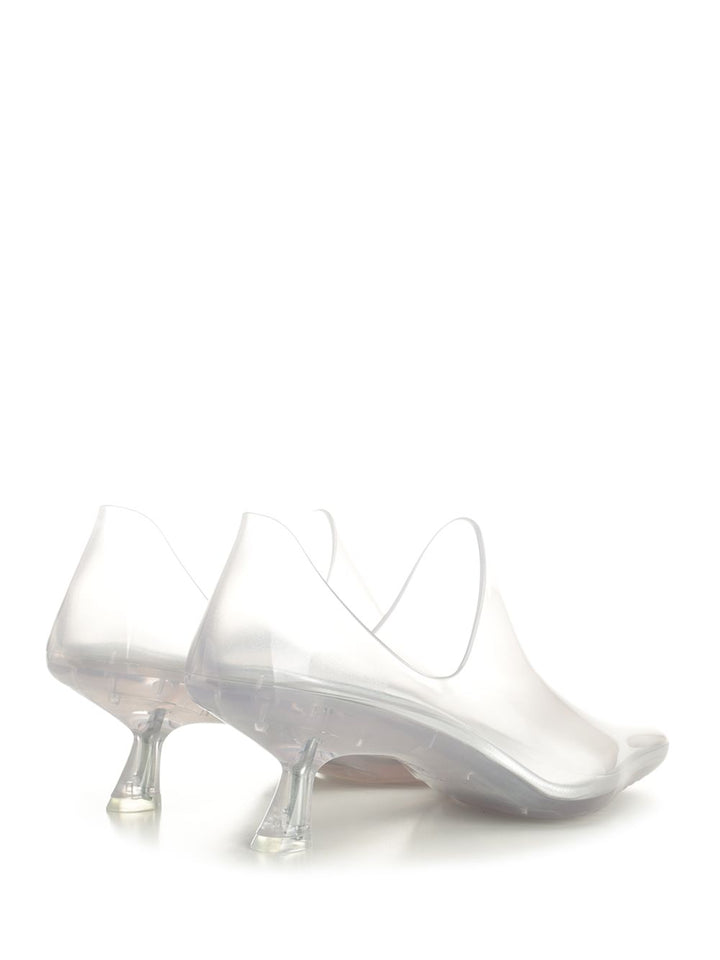 Loewe Emily Aqua Bootie 45 In Rubber With Multicolor Socks Pumps - White | 668ae49e449204e39b3bef0df526d9e84967c5a1