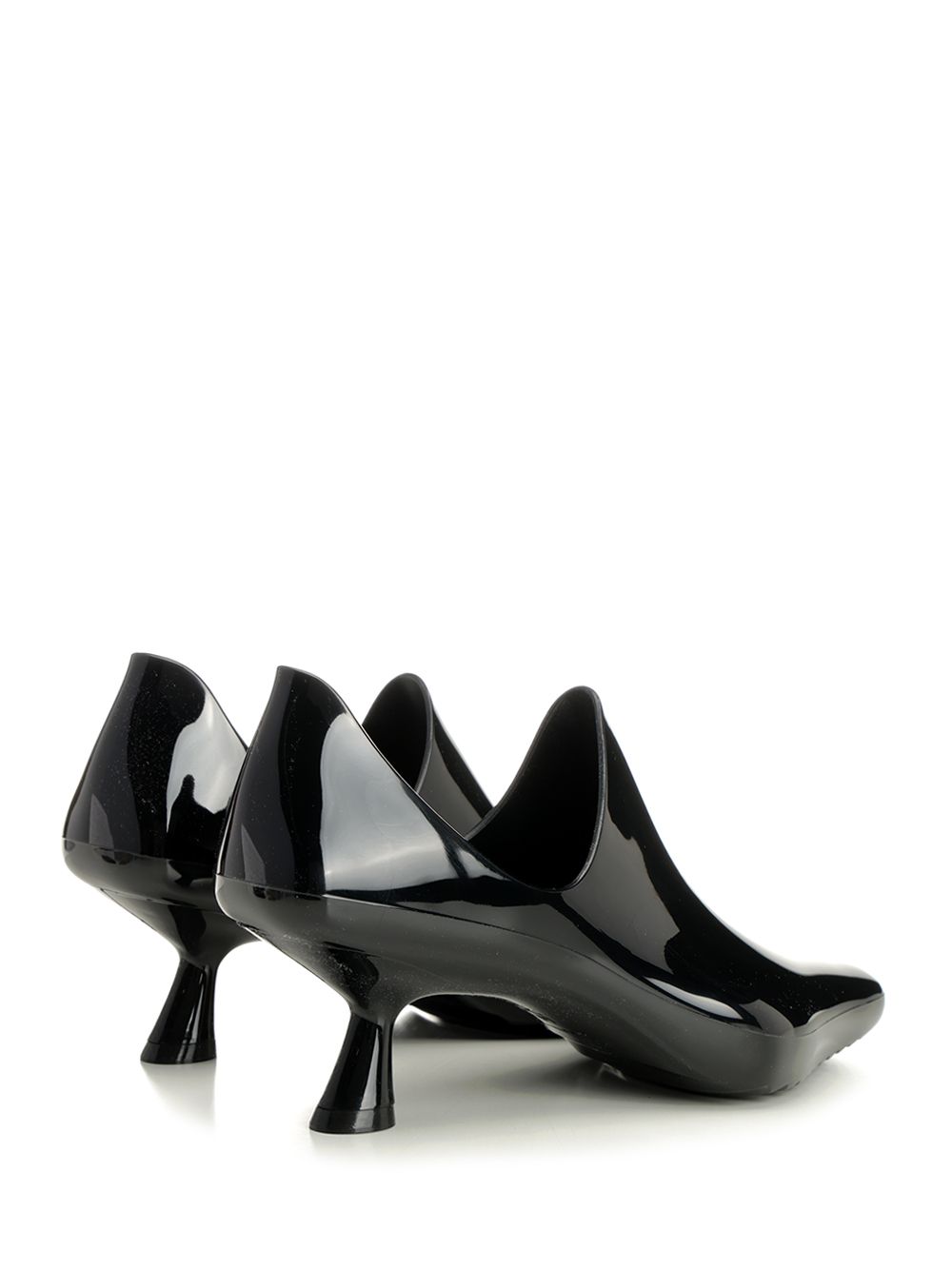 Loewe Emily Aqua Bootie 45 In Rubber With Multicolor Socks Pumps - Black | 40672525156d167b0cddd417863874c1c78ad4ff