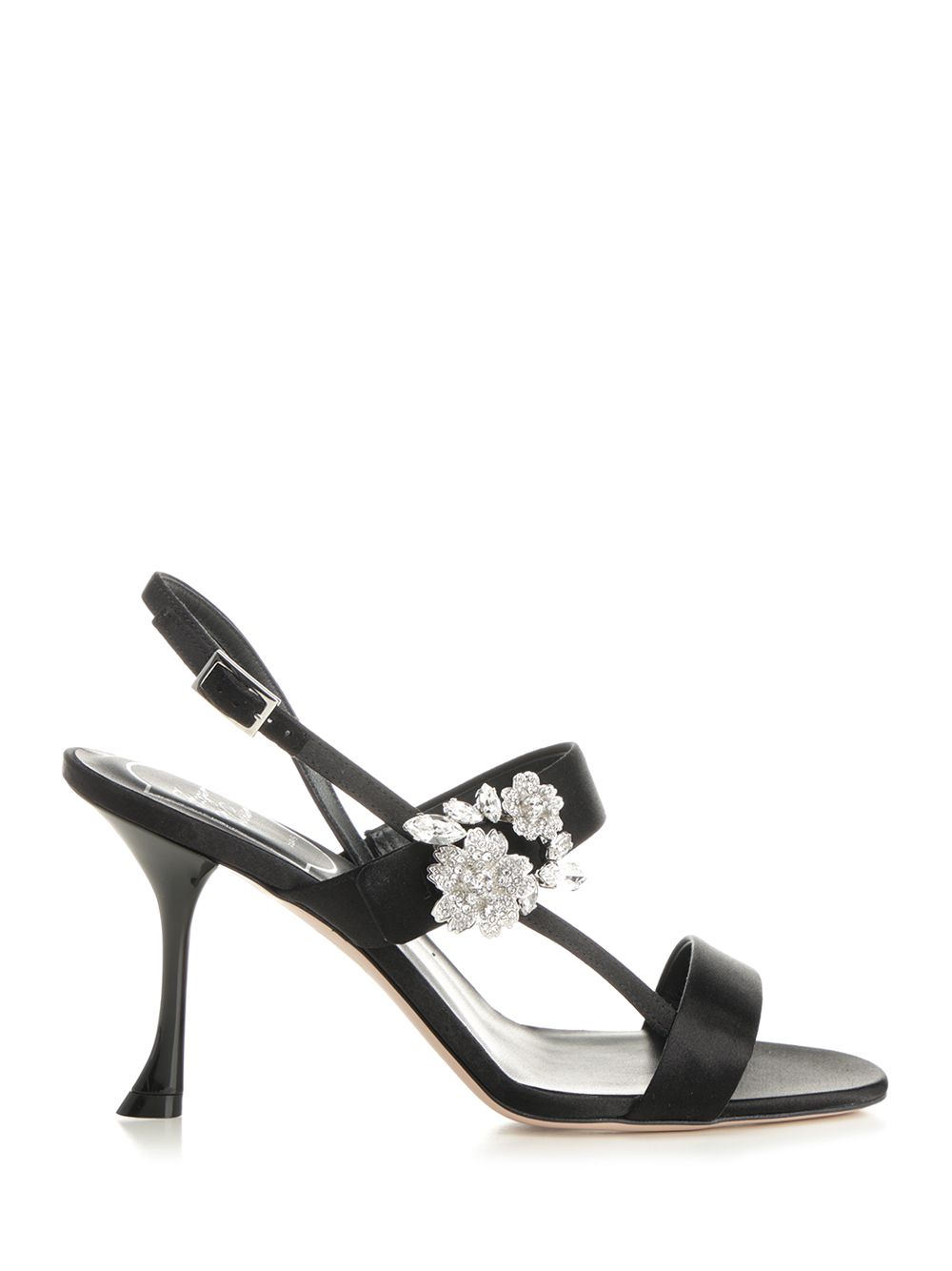 Roger Vivier Mini Bouquet Sandals - Black | 4291e362e7fbfdc300475bfeef94a3ec5d0d4e95