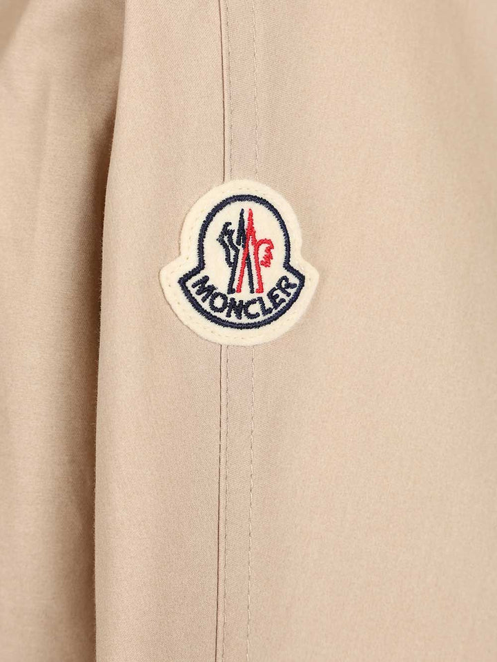 Moncler Brunnera Long Parka Jackets - Beige | 73e7b87015891c9d504dfb38fac140c00e04be61