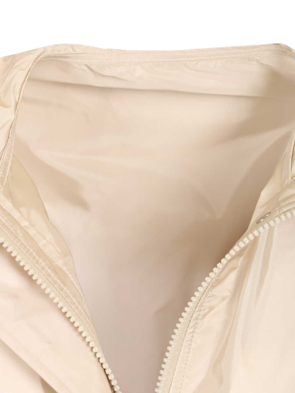 Moncler Weteau Waterproof Jacket With Hood And Ruffles Coats - White | e8a35feb5db7f1ca2a2f3d3d6f21662ebacfb08a