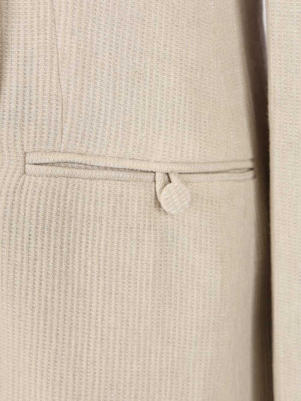 Emporio Armani Linen Blend Blazer Jackets - Beige | e4dd035aed86258ad06e1e509839d1bc3d511fc9