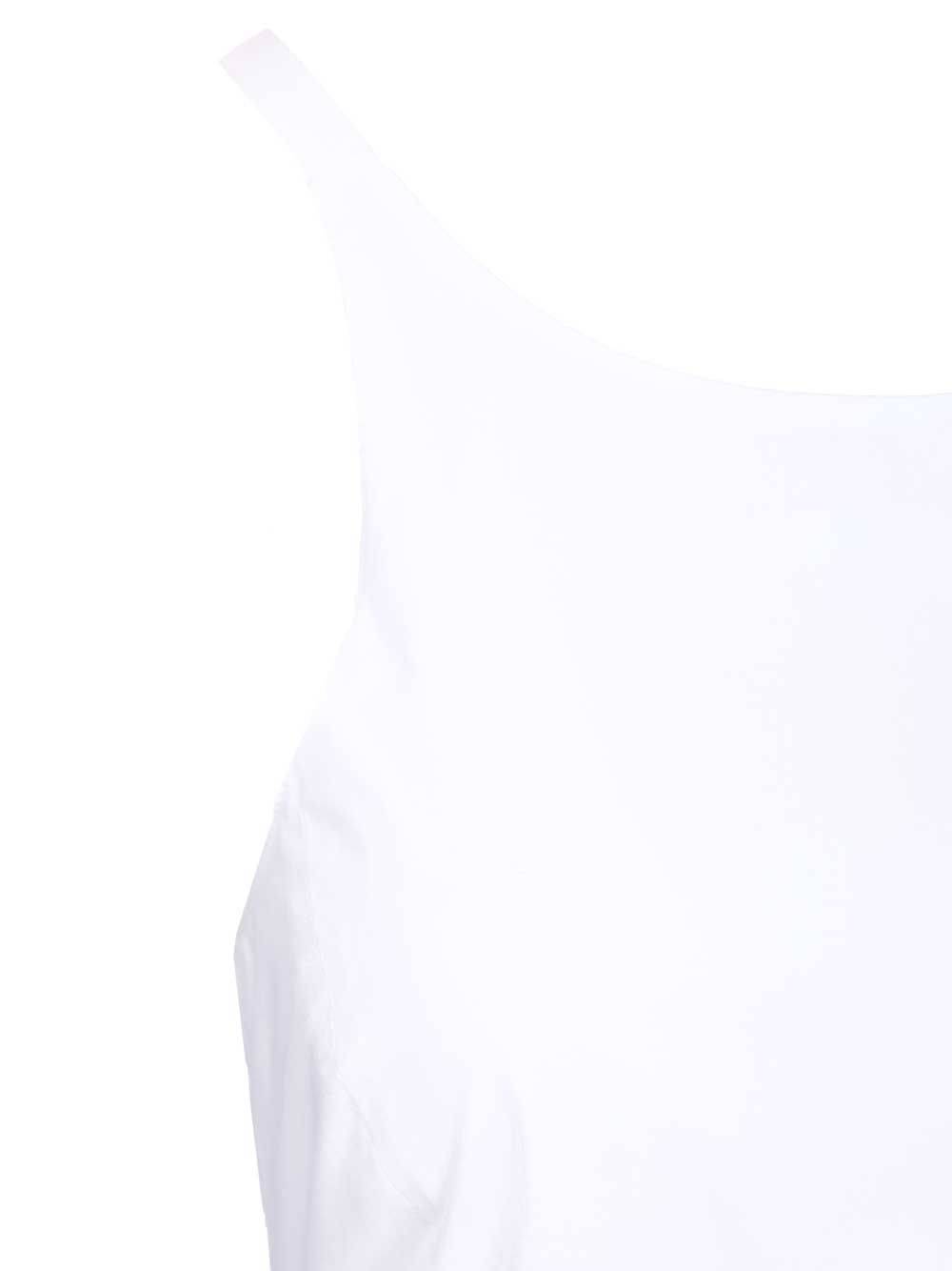Emporio Armani Long Poplin Dress Dresses - White | 0bdcdf3bf66ed3d3ba9b7062176d69dac44e6e0b