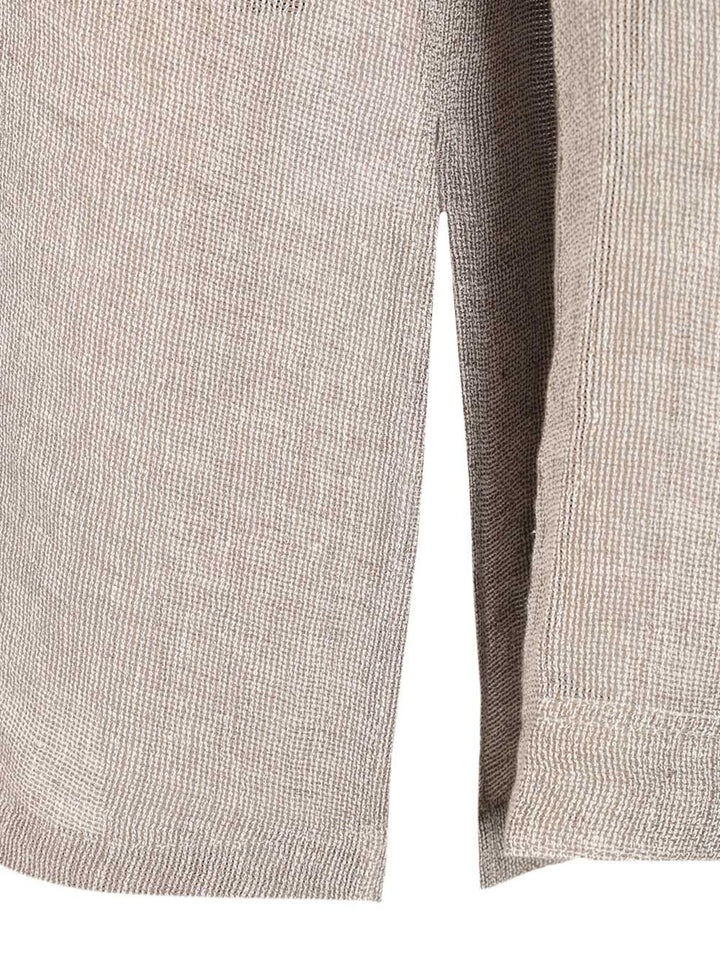 Emporio Armani Linen Gauze Shirt Jacket Jackets - Grey | e0c7338efafdcf49c216cf23045cfa3fb5a817d9