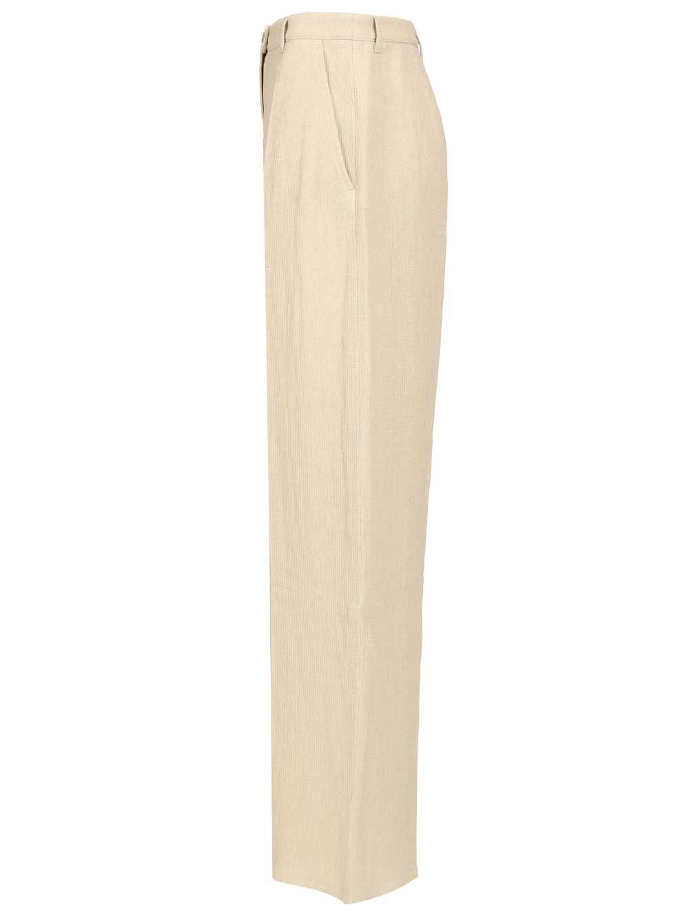 Emporio Armani Tailored Trousers - Beige | f76b057b50b8bb28a7612e717e6c27df471c5771