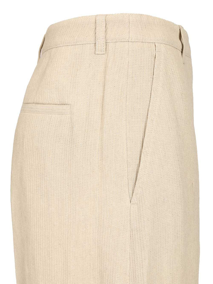 Emporio Armani Tailored Trousers - Beige | ff11303d486a3940b40e488f69b1c2a8d63ae0ef