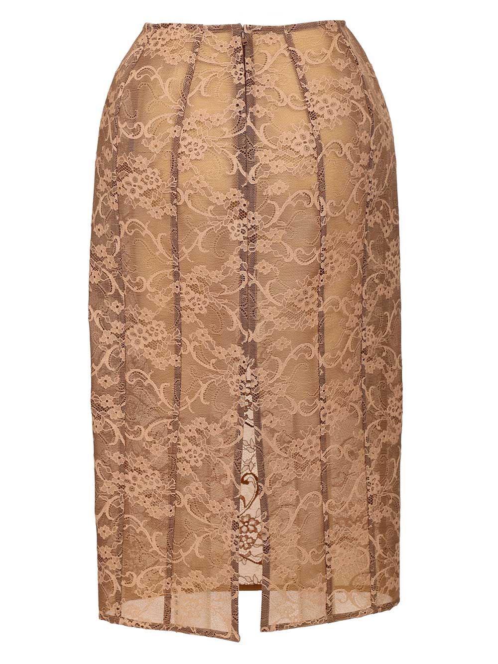 Acne Studios Lace Midi Skirt Skirts - Rose | 3ee5e1fc64e575e6b83377fe59f23480a8aa5499