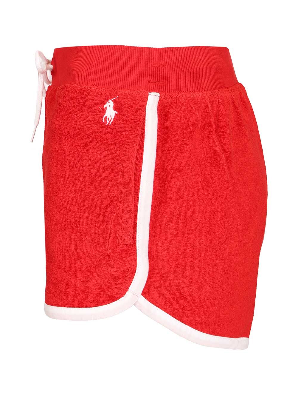 Polo Ralph Lauren Terry Cloth Shorts With Drawstring Trousers - Red | 0da84aaef83772825eacb43723aef58036a3acf1