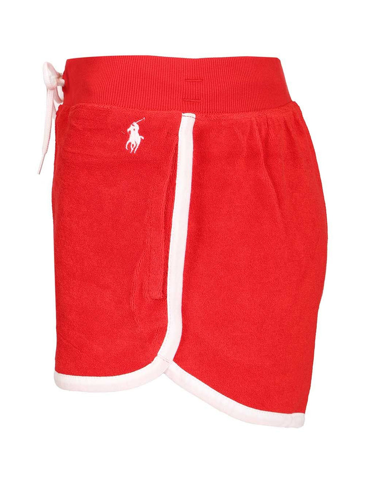 Polo Ralph Lauren Terry Cloth Shorts With Drawstring Trousers - Red | 0da84aaef83772825eacb43723aef58036a3acf1