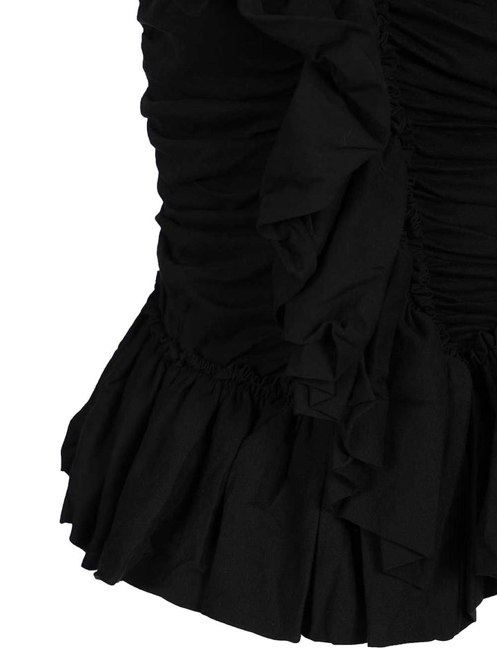 Dries Van Noten Top Huichi In Jersey Tops - Black | 036fc841520ba16f5c1cd3643031dbae26e934f2
