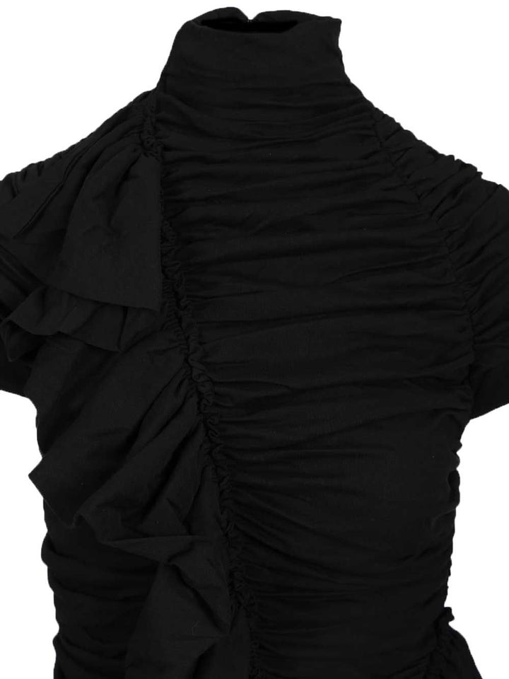 Dries Van Noten Top Huichi In Jersey Tops - Black | 8247abb98649323a6c3e6ed5caafeaaed7a96efa