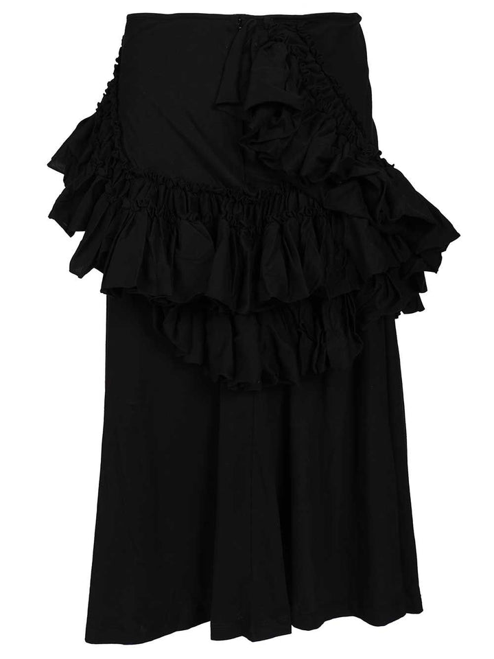 Dries Van Noten Humairah Ruffle Skirt Skirts - Black | 83e2229c85ec2cfbd773f64a23345c109e899a77