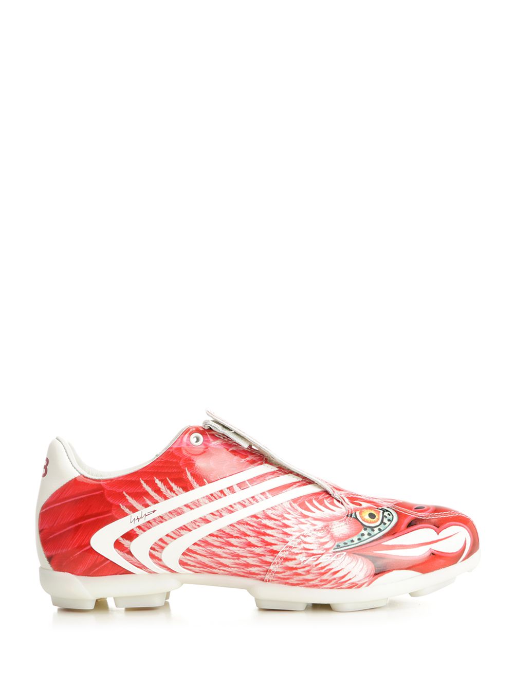 Adidas Y-3 Y-3 F50 Beast Owhite/Owhite/Actmar Eagle Red Sneakers - Red | 4577ee0b4089ac08d4c455406fc5b7b9cd3ea99e