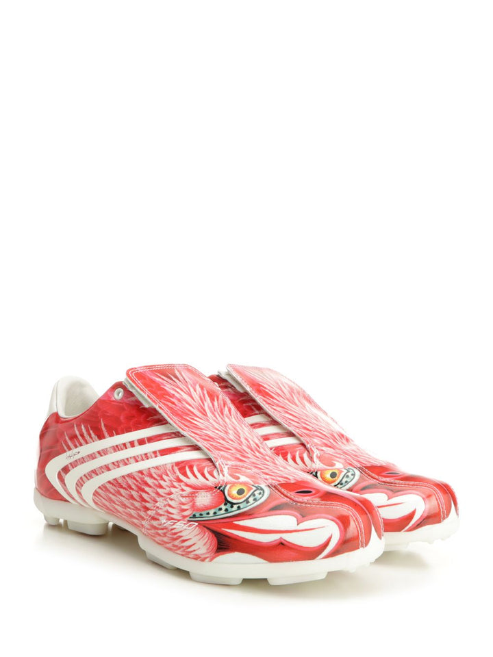 Adidas Y-3 Y-3 F50 Beast Owhite/Owhite/Actmar Eagle Red Sneakers - Red | 5a9ff99d8c1003547a0e8014676ce9766f3699f8