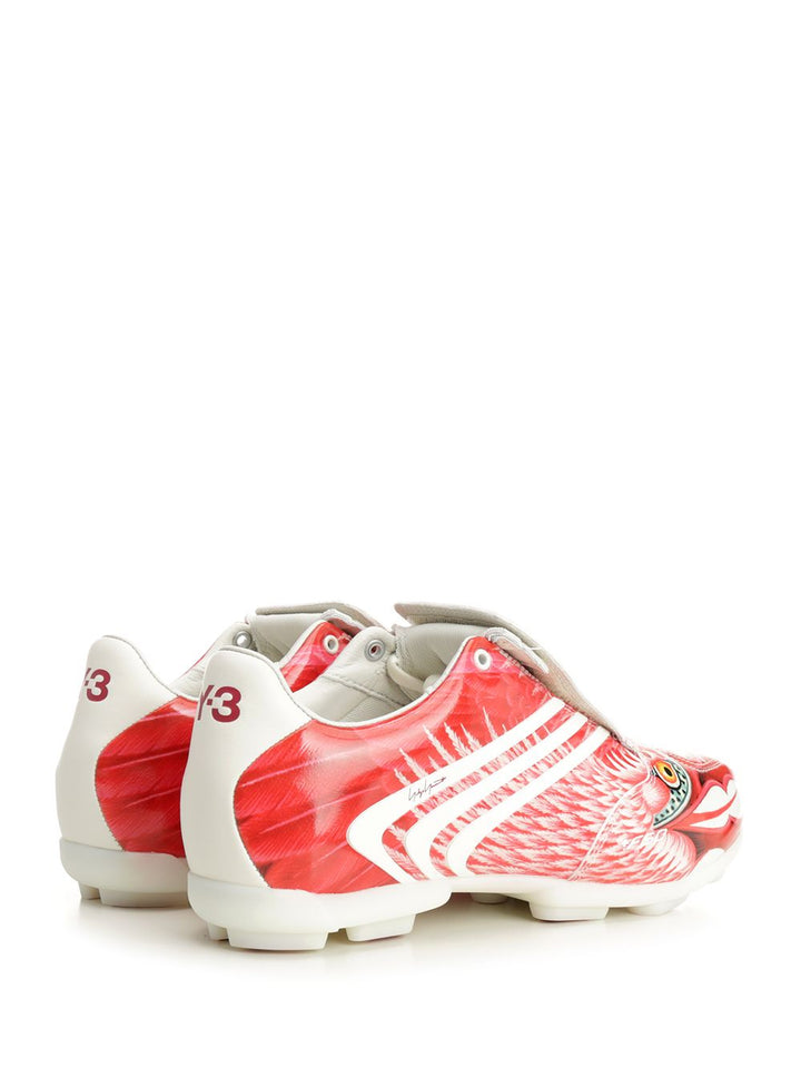 Adidas Y-3 Y-3 F50 Beast Owhite/Owhite/Actmar Eagle Red Sneakers - Red | 2fad20c873d62fdaa299a16e80f13f568a86acc0