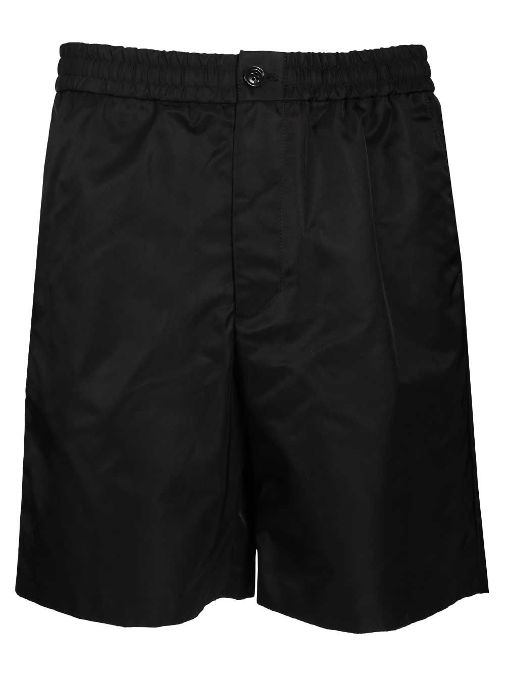 Ami Shorts With Elasticated Waist Trousers - Black | d333b307ef7736caa6d755ef979a7ea021abeeef