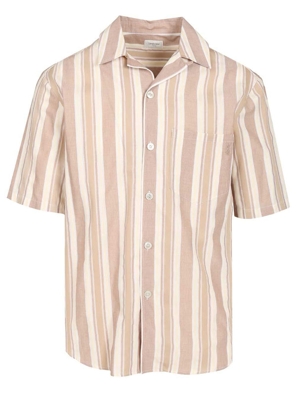 Striped Cotton Shirt Multicolor