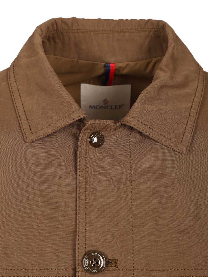 Moncler Amnicon Field Jacket Jackets - Beige | 404a3570b76a8debf9666a26632595a598011926
