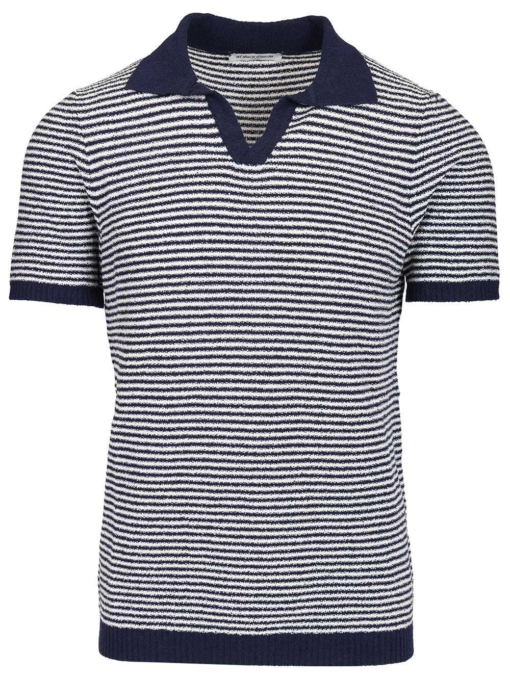 Al Duca D'Aosta Striped Polo Polo shirt - Blue | c8eb7056db4baec615358b4aacb11a62706f2bd2