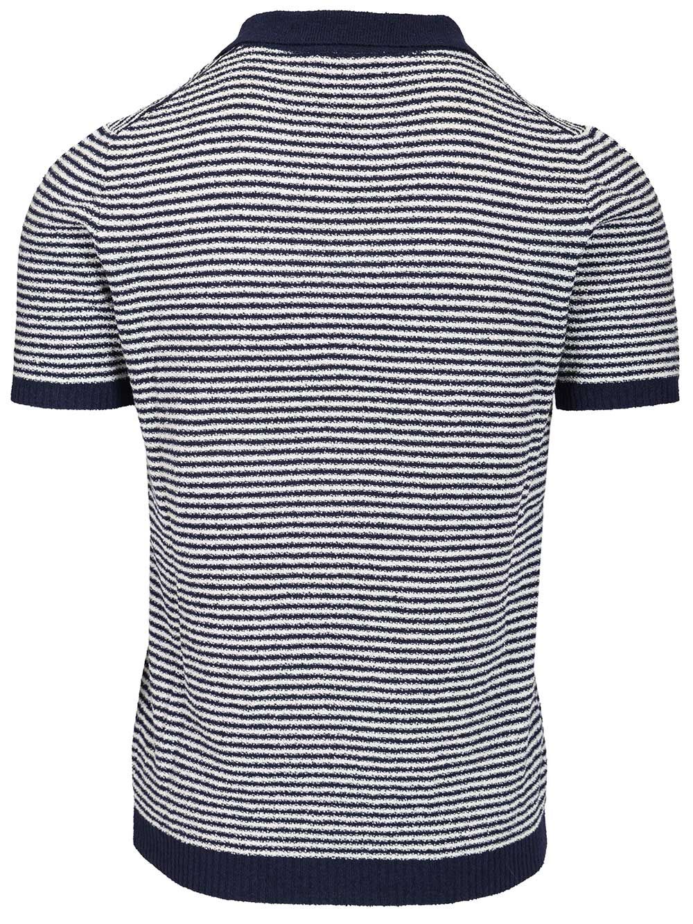 Al Duca D'Aosta Striped Polo Polo shirt - Blue | 9c8abf4646ec301ca7d5a4a96b36c5eb9d91a782