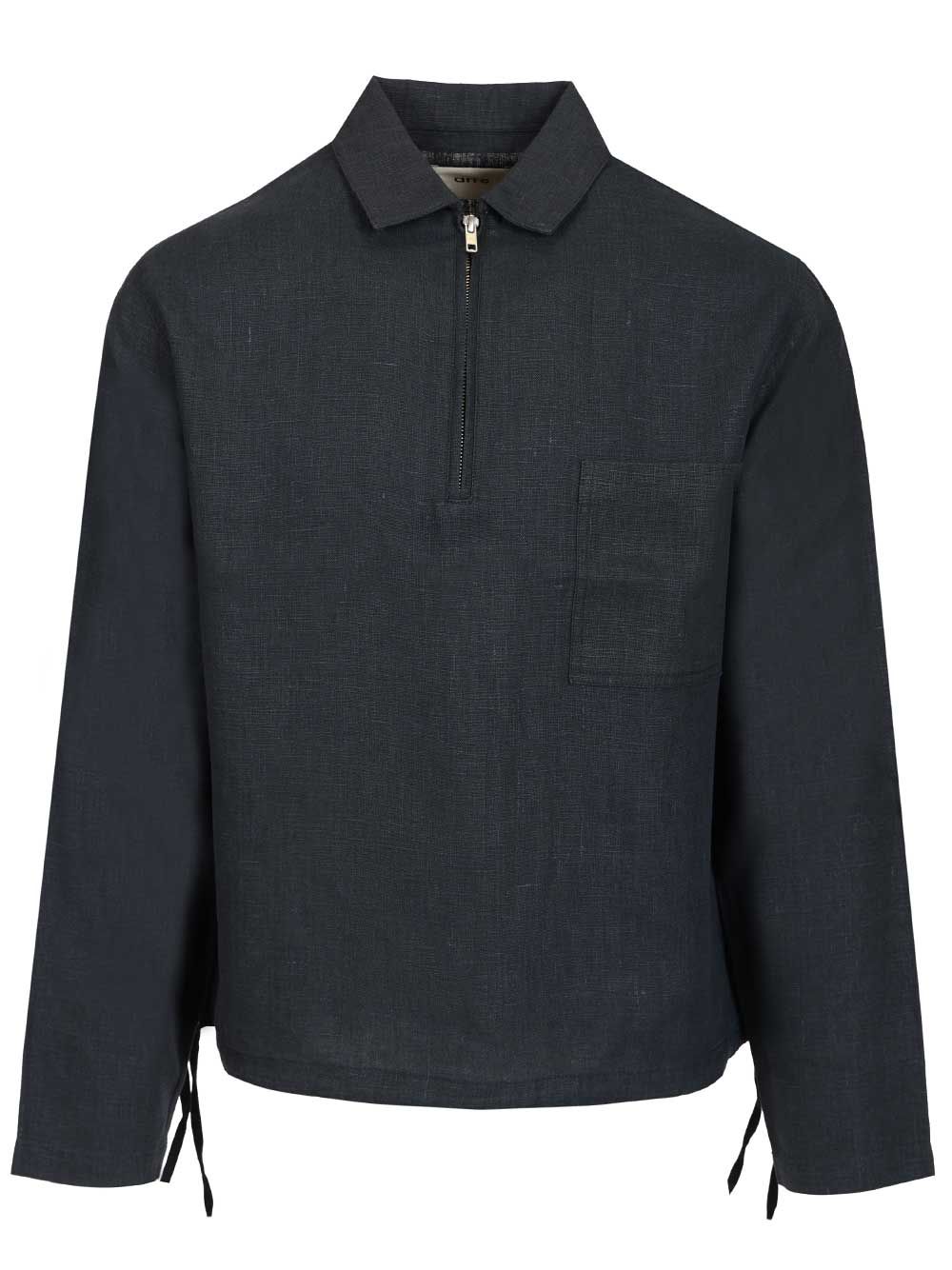 Arte Zip-Up Sweater Shirts - Blue | f164b28863d927651fd71312ae5ea80d92ef7aa5