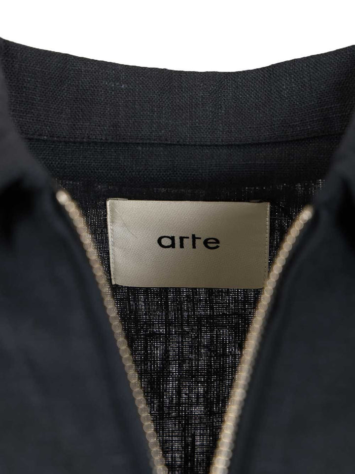 Arte Zip-Up Sweater Shirts - Blue | 515055b0ba80913e77e95131a66a6ac80a991b37