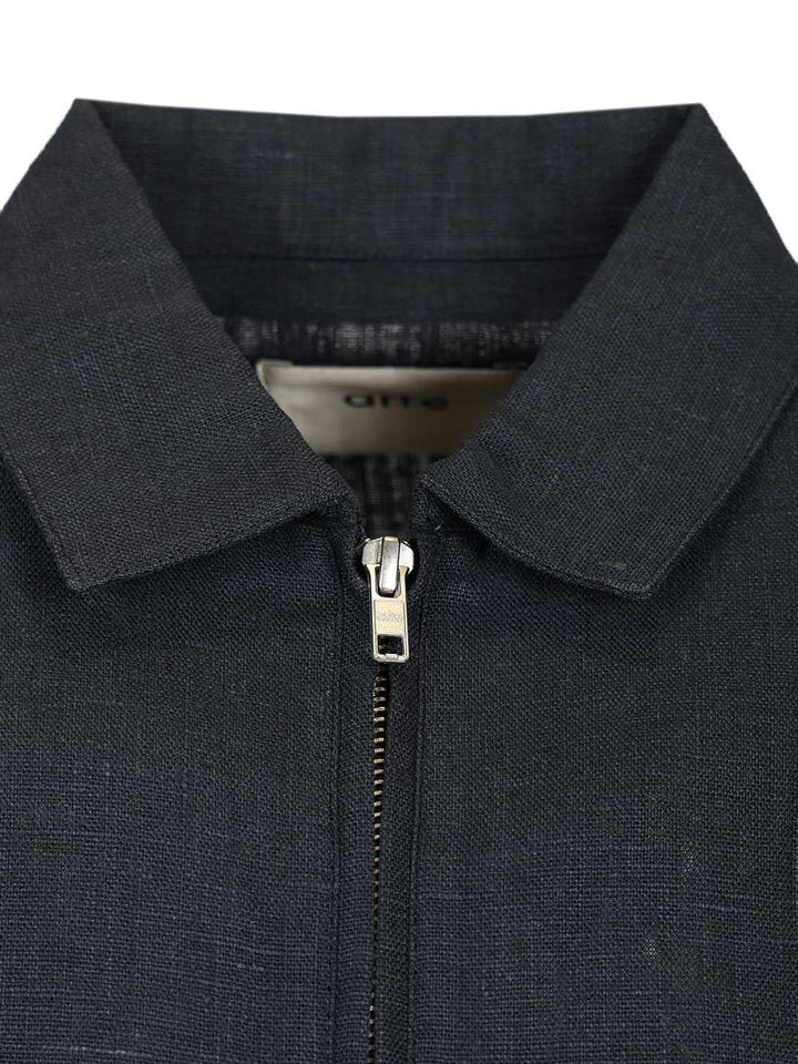 Arte Zip-Up Sweater Shirts - Blue | e698dbbf60432db9849f40c3e0fa05b209483531