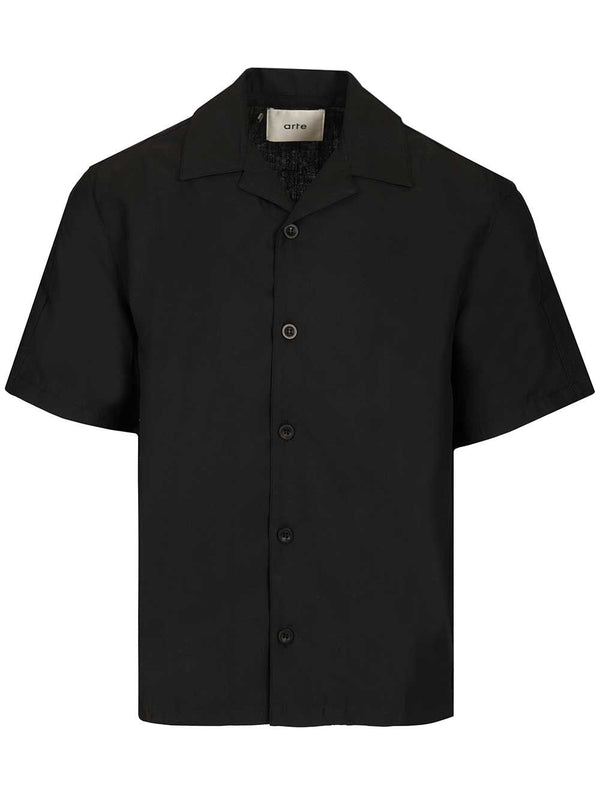 Short-Sleeved Shirt Shirts Black