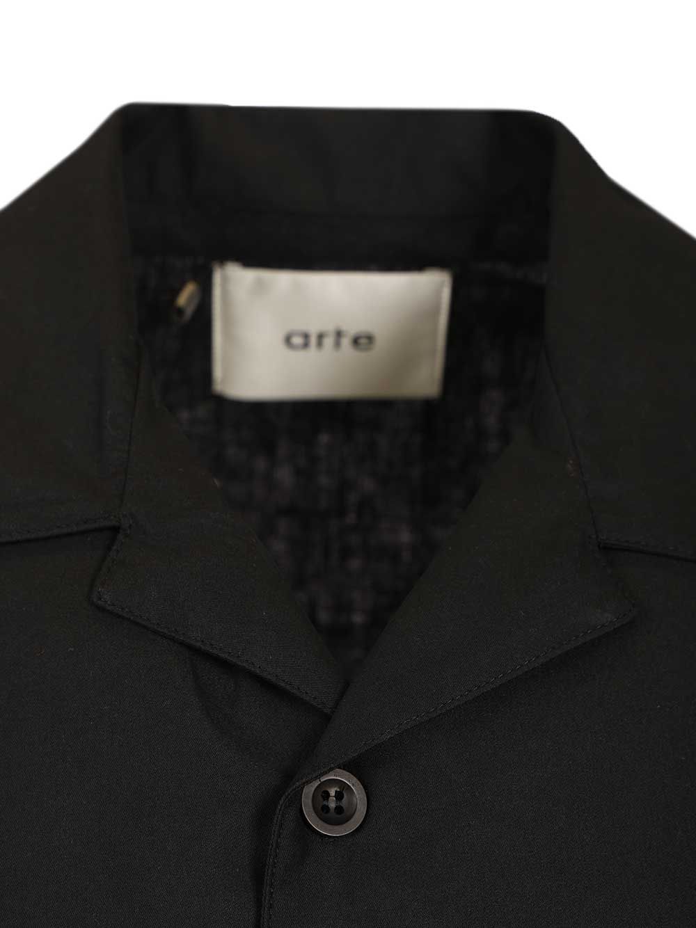 Arte Short-Sleeved Shirt Shirts - Black | 4aab2f5531a4e66a10a2bf17428a92a11803ef40