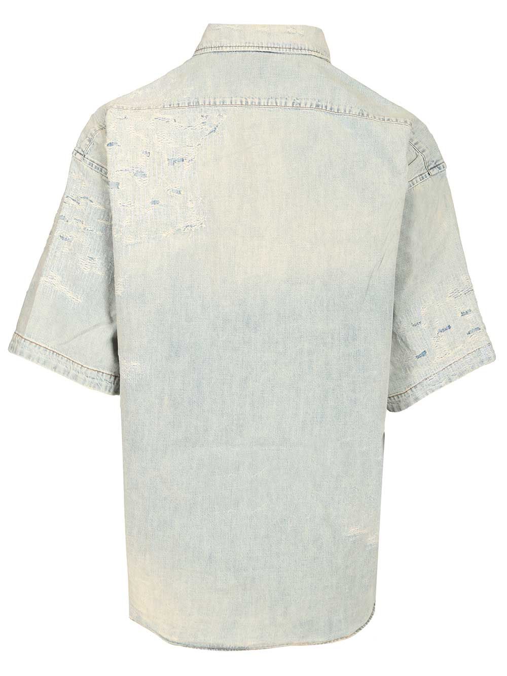 Acne Studios Denim Shirt Shirts - Light blue | 22d4658e575315b3971b6dc85a4340c2553efdd1