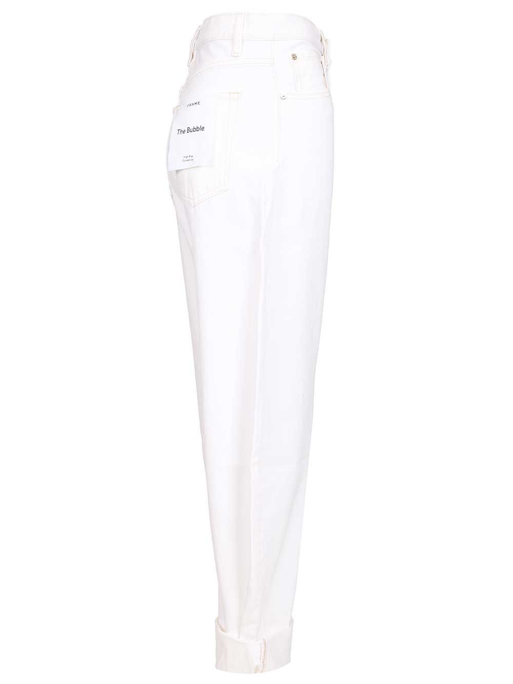 Frame The Bubble Jean Jeans - White | 6952eb63fb88c5273e8d6ac06df810c72f221221