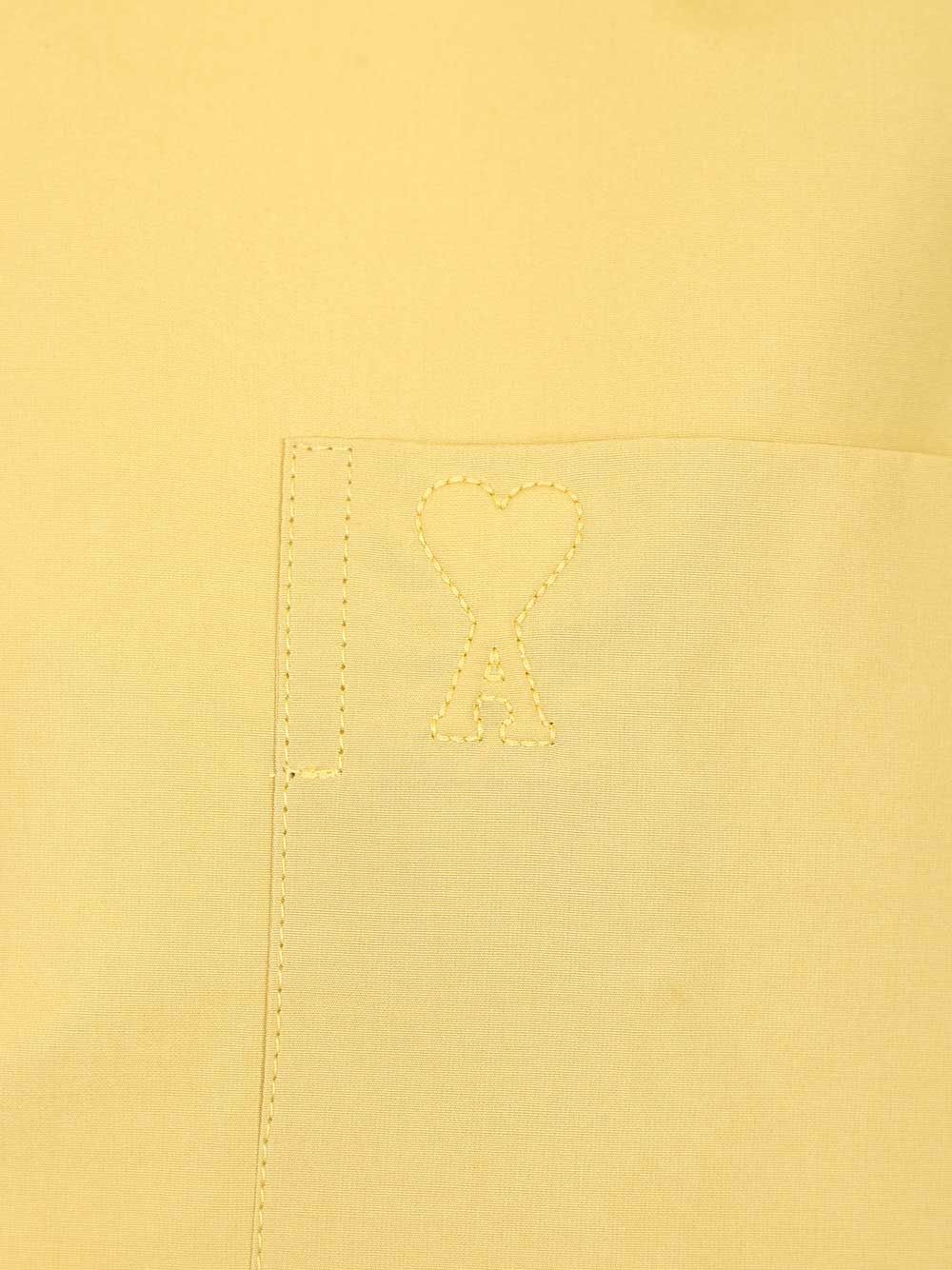 Ami Long-Sleeved Shirt Shirts - Yellow | 0195fa78b2bebdc6ba5e3298d96e98a08238f308