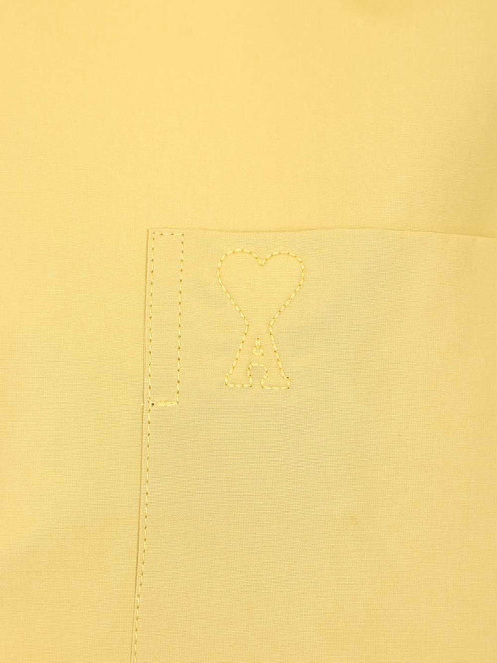 Ami Long-Sleeved Shirt Shirts - Yellow | 0195fa78b2bebdc6ba5e3298d96e98a08238f308