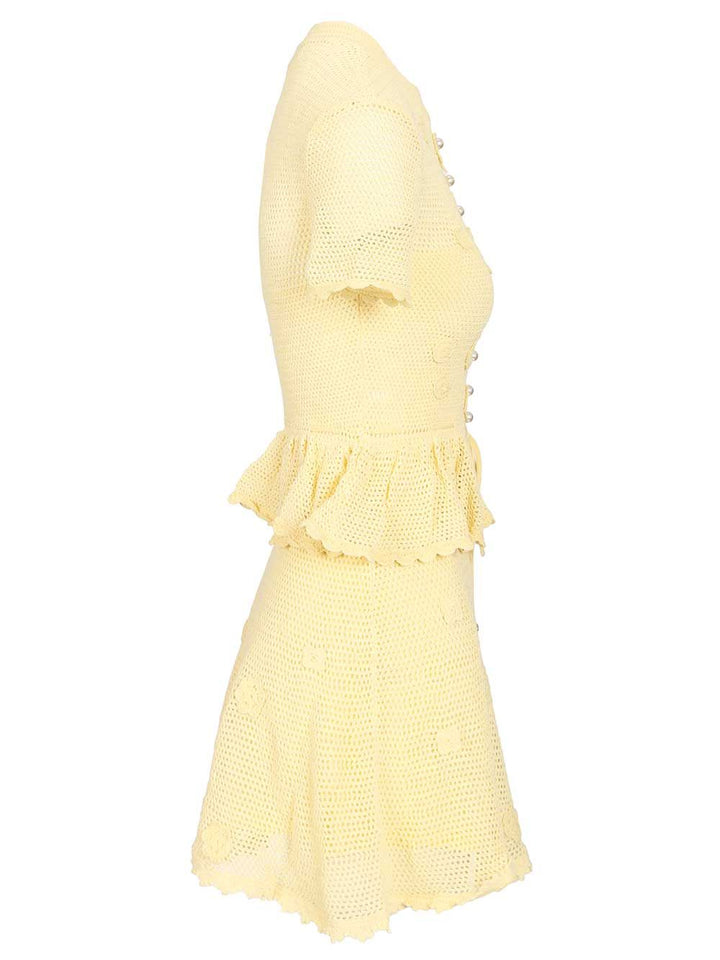 Self-Portrait Mini Preview Dresses - Yellow | e58bdfd7022345d2c56deec64e6a39ac66433bc8