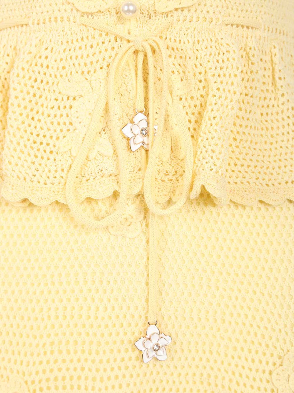Self-Portrait Mini Preview Dresses - Yellow | 1f21ab979fd805277a85a0c8945642c8da53c415