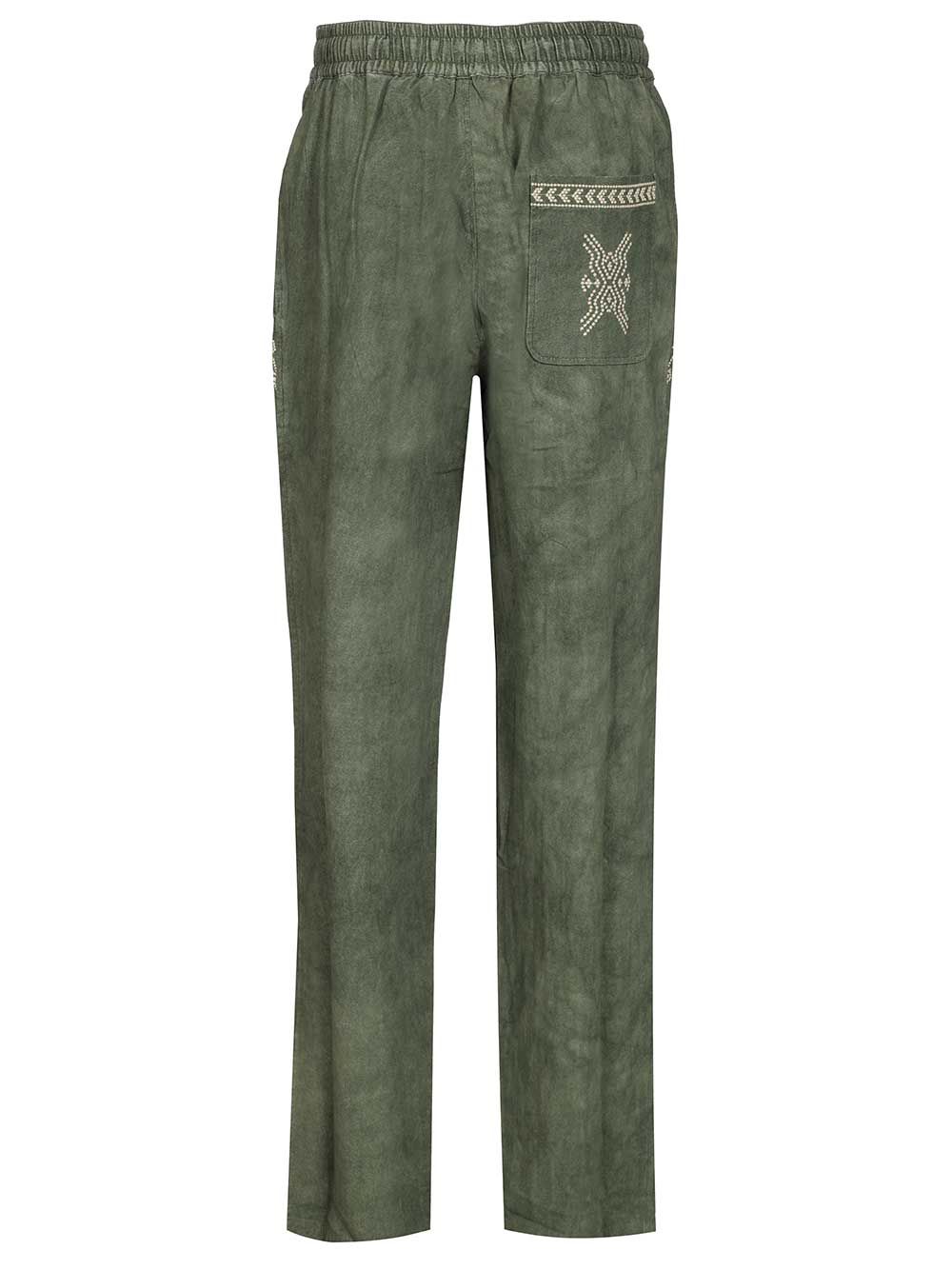Marant Zabel Trousers - Green | cb6428488633f6b51f7f6adc6dbd6d928e8fe728