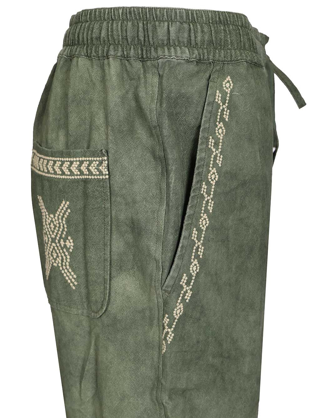 Marant Zabel Trousers - Green | 6f15ceb6b706b367912492e0dc47b2a53c29b87d