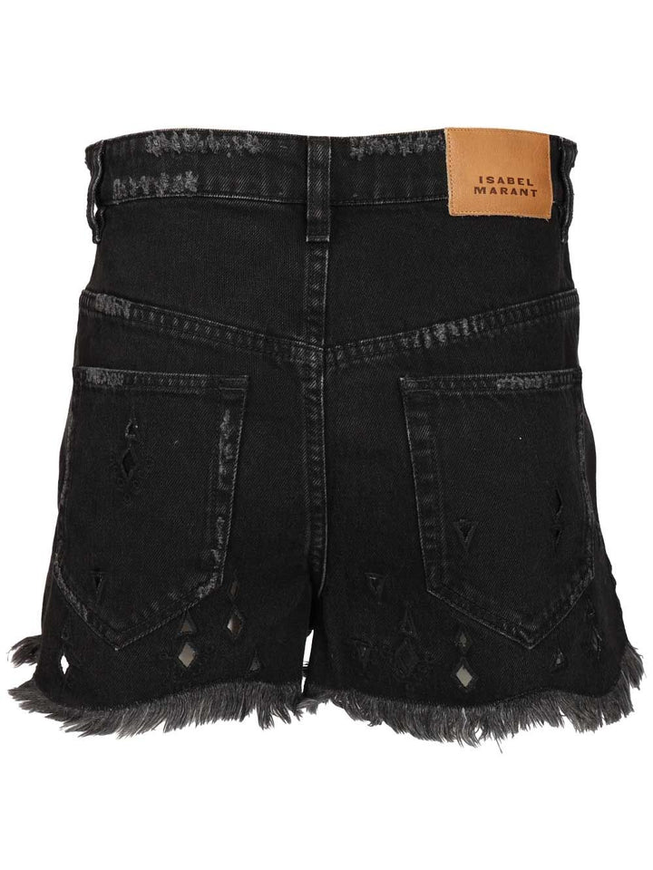 Isabel Marant Aecia Trousers - Black | 252d45f0b93c535ae34f4a5e47dbea6a09caa443