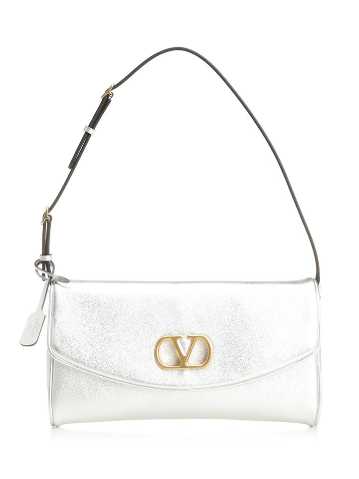 Valentino Garavani Devain Shoulder Bags - Silver | 3779d3c34b8d4caae083a5d5bddd466ee911b09b