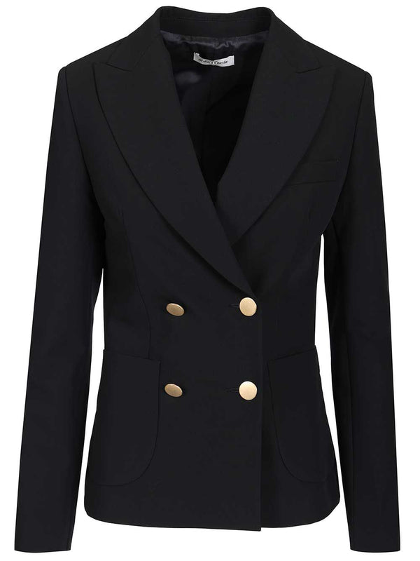 Double-Breasted Jacket Jackets Blue