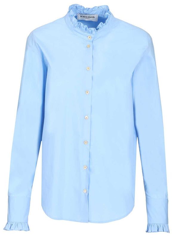 Rouche Shirts Light Blue