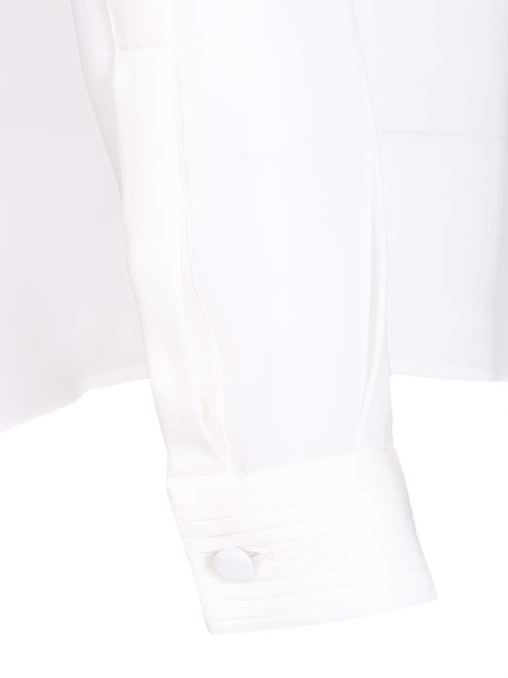 Tom Ford Silk Tuxedo Shirt Shirts - White | 23e3ed0330bae58e832977812c670ff83cef1f48