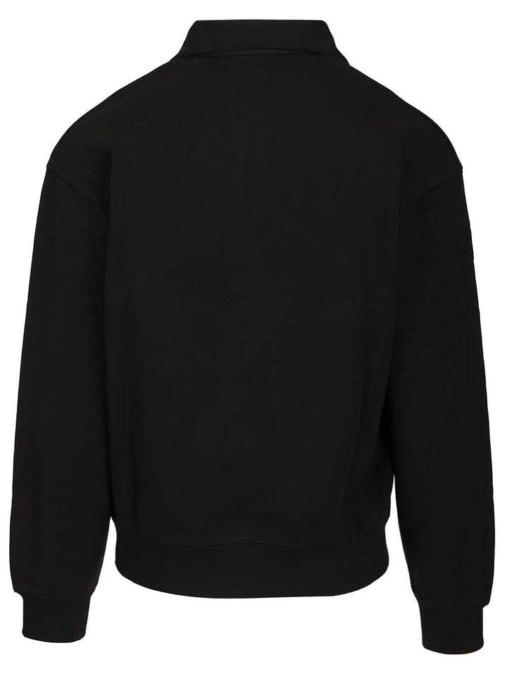 Maison KitsunÉ Zip-Up Sweatshirt Sweatshirts - Black | 03e24bc295c7fb4368d64839afd60c337cb18672