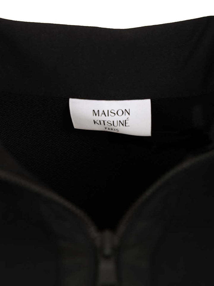 Maison KitsunÉ Zip-Up Sweatshirt Sweatshirts - Black | a6e47d0c860e5e9f34b5a7b5c66e488f50b9e03e