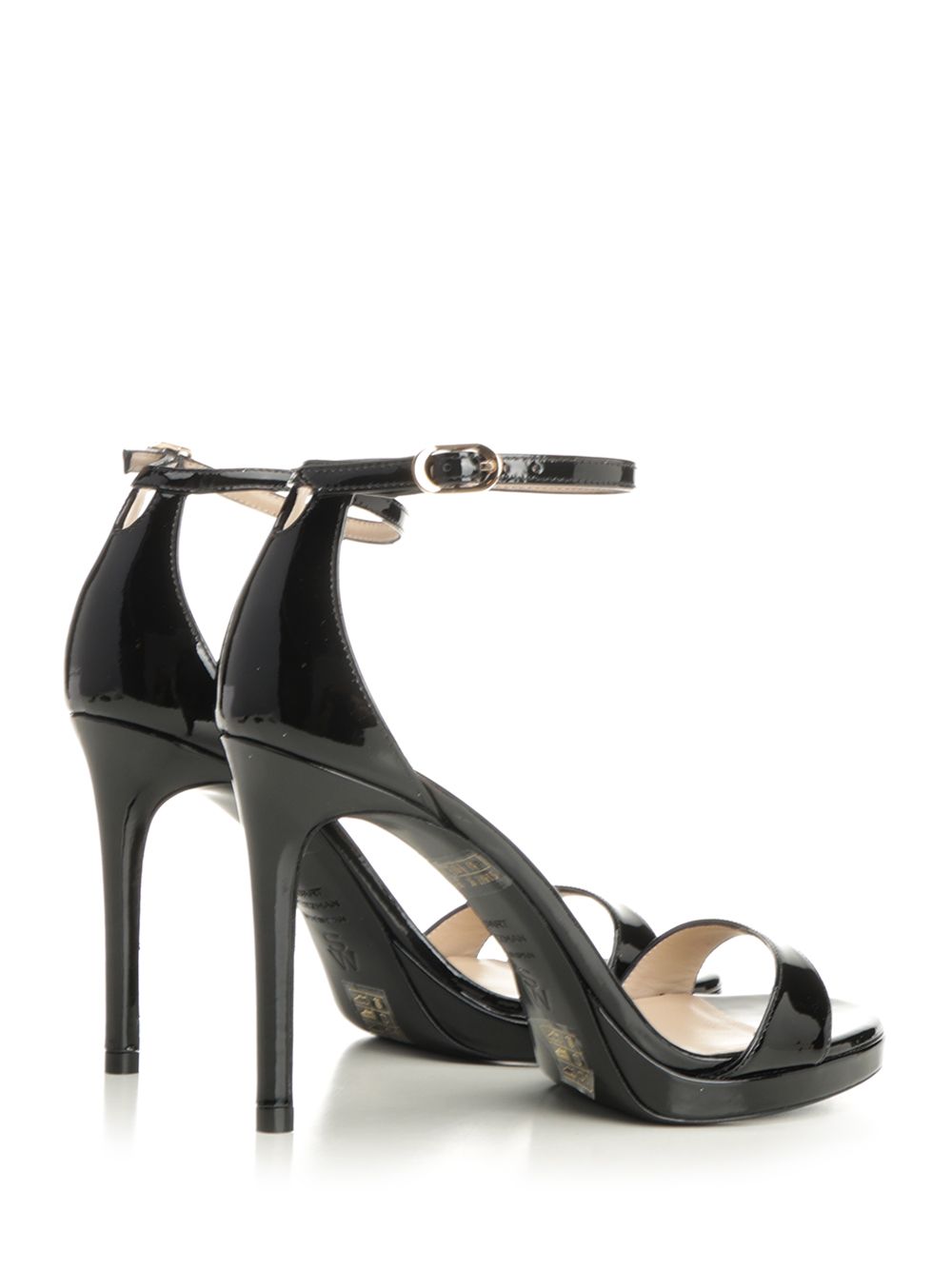 Stuart Weitzman Nudist 100 Sandal Sandals - Black | aba12ec66b365c1fa900fdaae9cf2706da657fd1