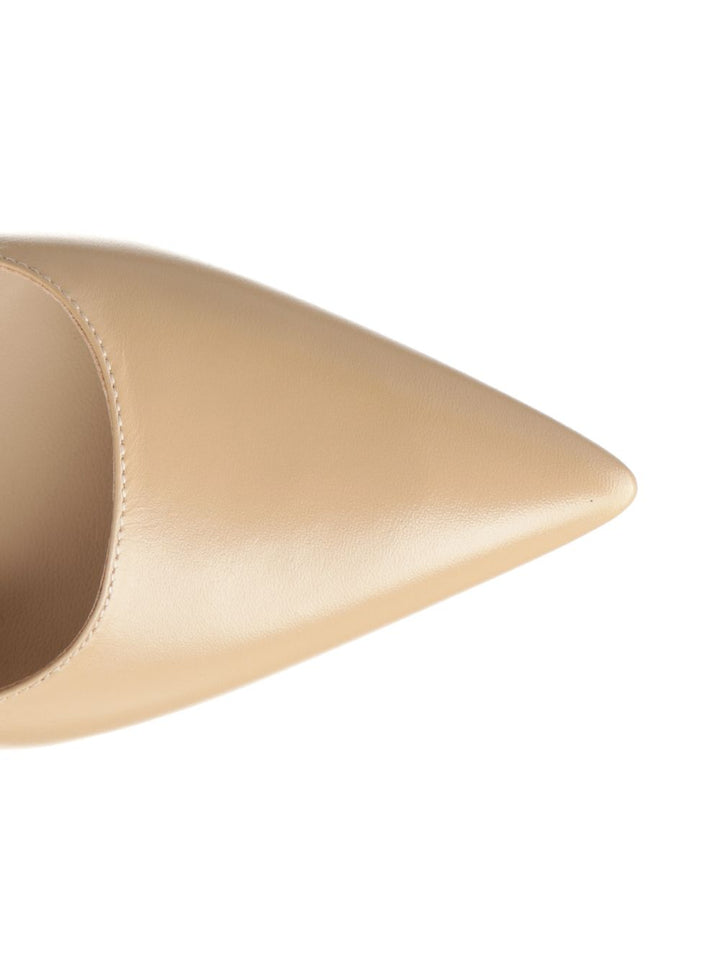 Stuart Weitzman Stuart Power 85 Pumps - Beige | 29df2b3ae6f610608a840e2a28329ef1e7e1eab3